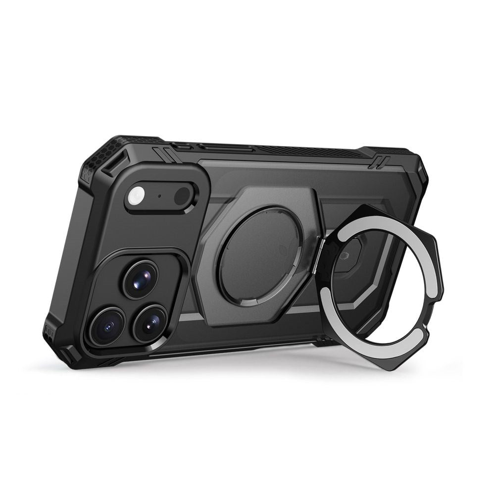 Tech-Protect iPhone 18 Pro / 17 Pro MagForce Cover med Ståfunktion - MagSafe Kompatibel - Sort