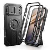 Tech-Protect iPhone 18 Pro / 17 Pro Kelvar Håndværker Cover m. Skærm- og Kamerabeskyttelse - MagSafe Kompatibel - Sort
