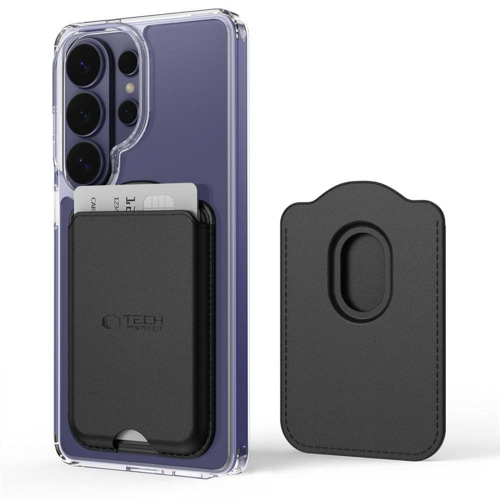 Tech-Protect MagWallet Plast Kortholder - MagSafe Kompatibel - Sort