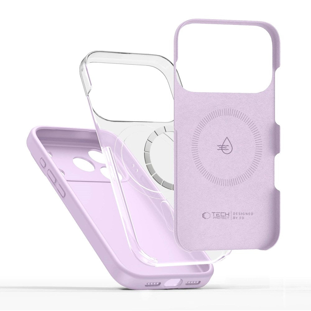 Tech-Protect - iPhone 17 Pro - Silicone Cover - MagSafe Kompatibel - Lilla