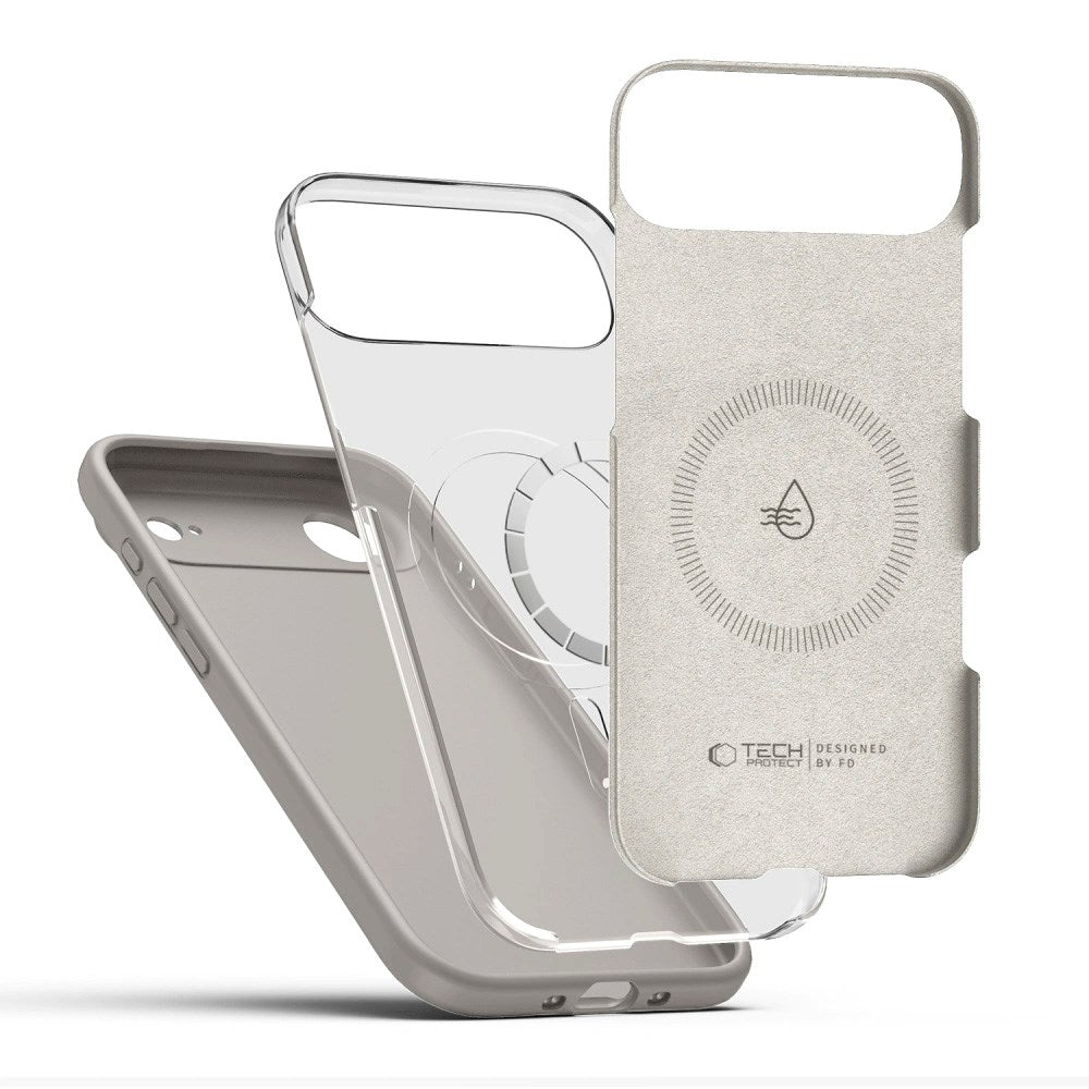 Tech-Protect - iPhone Air - Silicone Cover - MagSafe Kompatibel - Grå