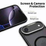 Tech-Protect - iPhone Air - MagEdge Hybrid Cover - MagSafe Kompatibel - Mat Sort