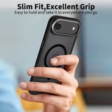 Tech-Protect - iPhone Air - MagEdge Hybrid Cover - MagSafe Kompatibel - Mat Sort