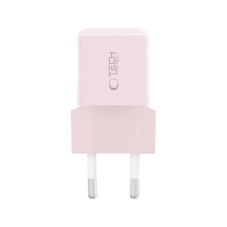 Tech-Protect Vægoplader m. 25W - 1 x USB-C (PD) - Lyserød
