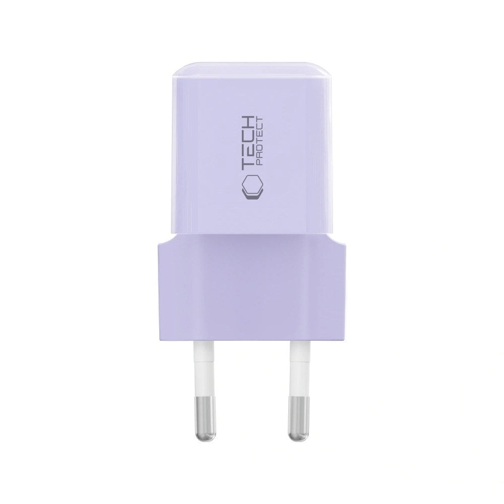 Tech-Protect Vægoplader m. 25W - 1 x USB-C (PD) - Lilla