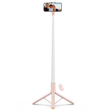 Bluetooth Selfie Stick Tripod - Tech-Protect - Lyserød