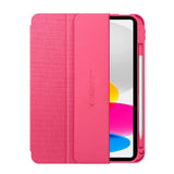 Tech-Protect - iPad 11" (2025) / 10.9" (2024 / 2022) - Canvas Flip Cover m. Pen Holder - Lyserød