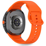 Tech-Protect - Samsung Galaxy Watch 8 / 8 Classic (40 / 44 / 46mm) - Silikone Rem - Sunburst Orange