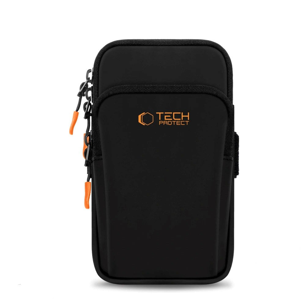 Tech-Protect - Løbearmbånd - Universal - Sort / Orange