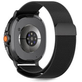 Tech-Protect Samsung Galaxy Watch 8 / 8 Classic (40 / 44 / 46mm) Milanse Band Rustfri Stål Rem - Sort