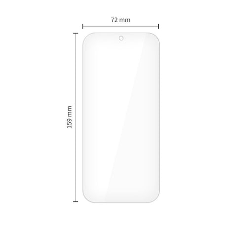 Google Pixel 11 Pro XL / 10 Pro XL / 9 Pro XL Tech-Protect Glass Fit+ Hærdet Skærmbeskyttelsesglas - 2 stk - Gennemsigtig