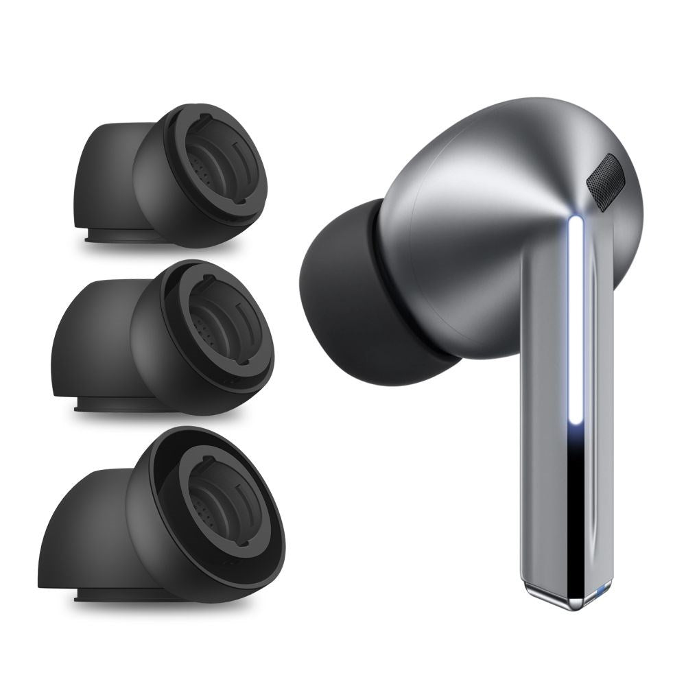 Samsung Galaxy Buds4 Pro / 3 Pro Tech-Protect Pakke med Øretipper - S / M / L - Sort
