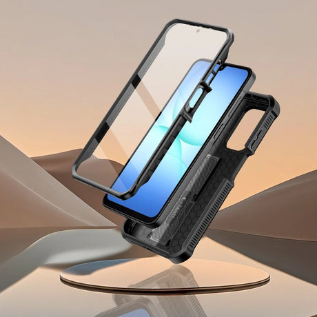 Samsung Galaxy A17 (5G) Tech-Protect Kevlar Cam+ Cover m. Indbygget Skærmbeskyttelse - Sort