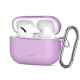 Tech-Protect - Apple AirPods Pro (3. gen.) Silicone Hook Cover - Lilla