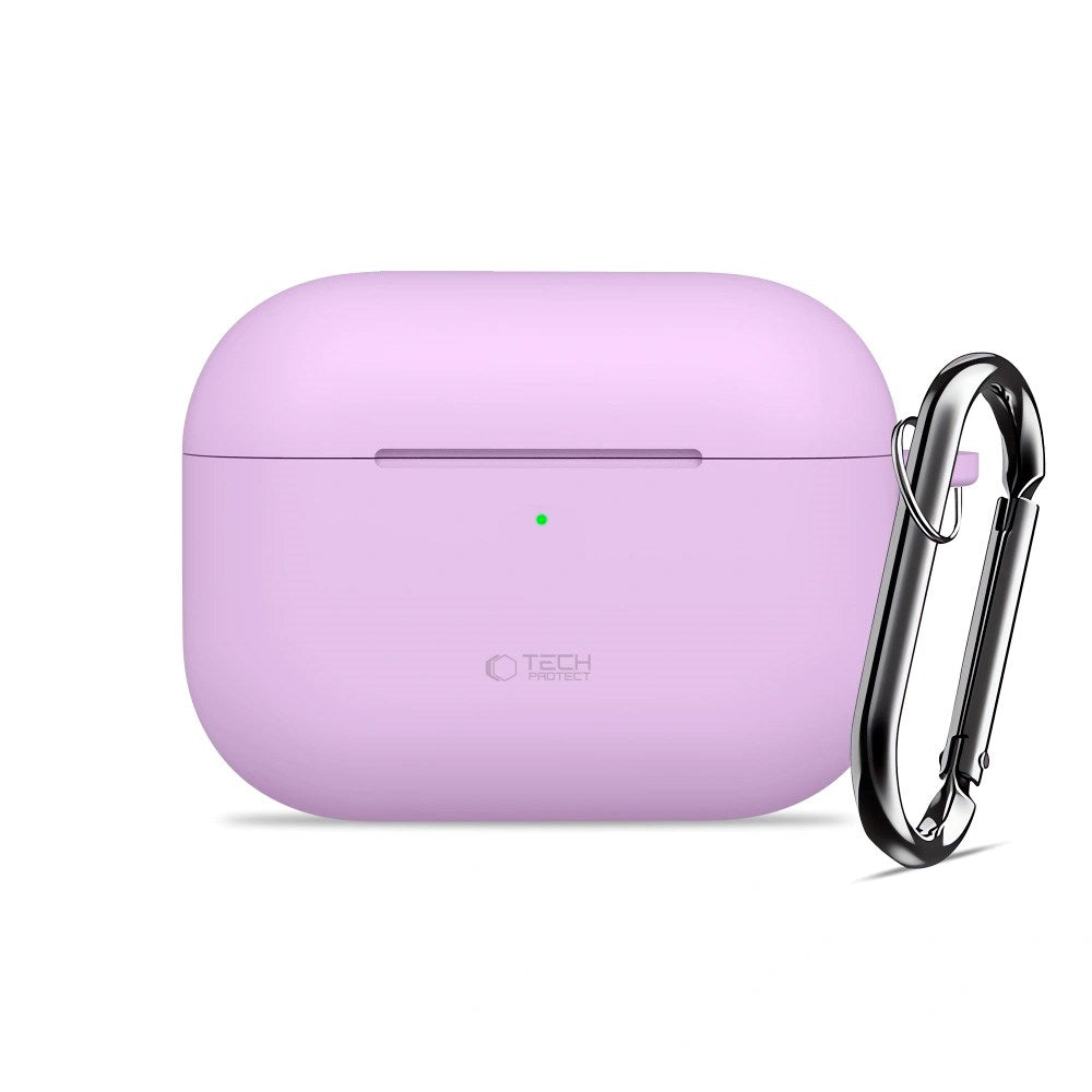 Tech-Protect - Apple AirPods Pro (3. gen.) Silicone Hook Cover - Lilla