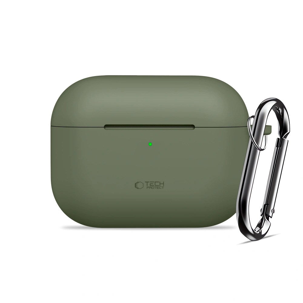 Tech-Protect - Apple AirPods Pro (3. gen.) Silicone Hook Cover - Grøn