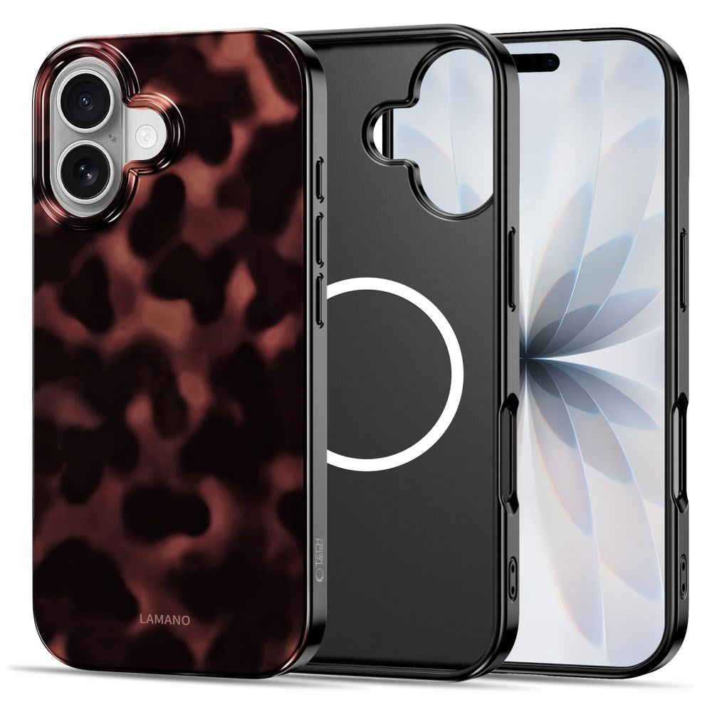 Tech-Protect iPhone 16 Lamano Bagside Cover - MagSafe Kompatibel - Panther