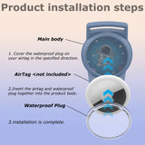 Apple Airtag Rem til Børn - Tech-Protect Nylon - Blå / Astronaut