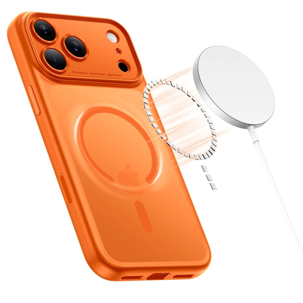 Tech-Protect - iPhone 17 Pro Magpeak Cover - MagSafe Kompatibel - Matte Cosmic Orange