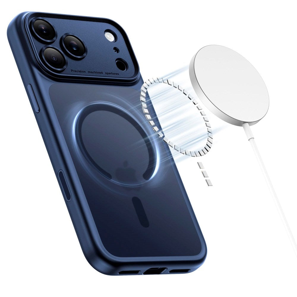 Tech-Protect - iPhone 17 Pro Max Magpeak Cover - MagSafe Kompatibel - Matte Deep Blue - (DEMO)