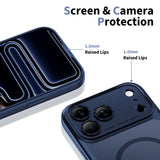 Tech-Protect - iPhone 17 Pro Max Magpeak Cover - MagSafe Kompatibel - Matte Deep Blue