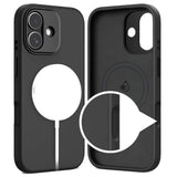 iPhone 17 Tech-Protect Uniq Hybrid Bagsidecover - MagSafe Kompatibel - Sort