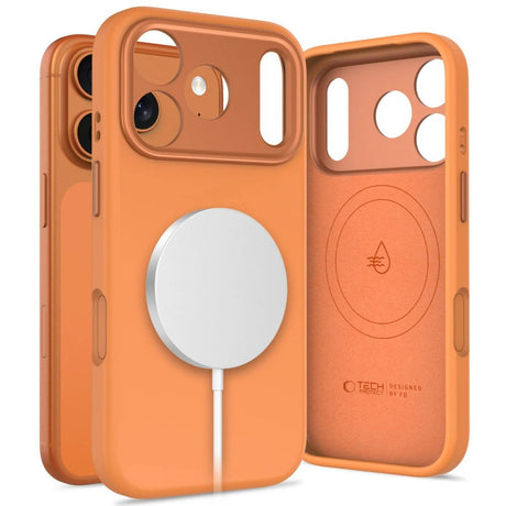 iPhone 17 Pro Tech-Protect Uniq Hybrid Bagsidecover - MagSafe Kompatibel - Orange