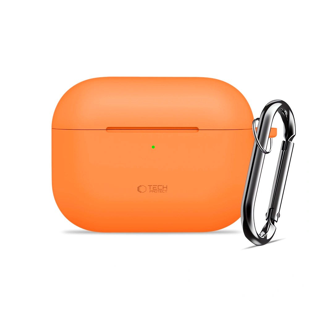Tech-Protect - Apple AirPods Pro (3. gen.) Silicone Hook Cover - Orange