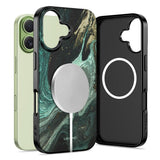 Tech-Protect iPhone 17 Lamano Bagside Cover - MagSafe Kompatibel - Verde Aura