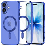 Tech-Protect iPhone 17 MagFlex Cover - MagSafe Kompatibel - Blå / Gennemsigtig