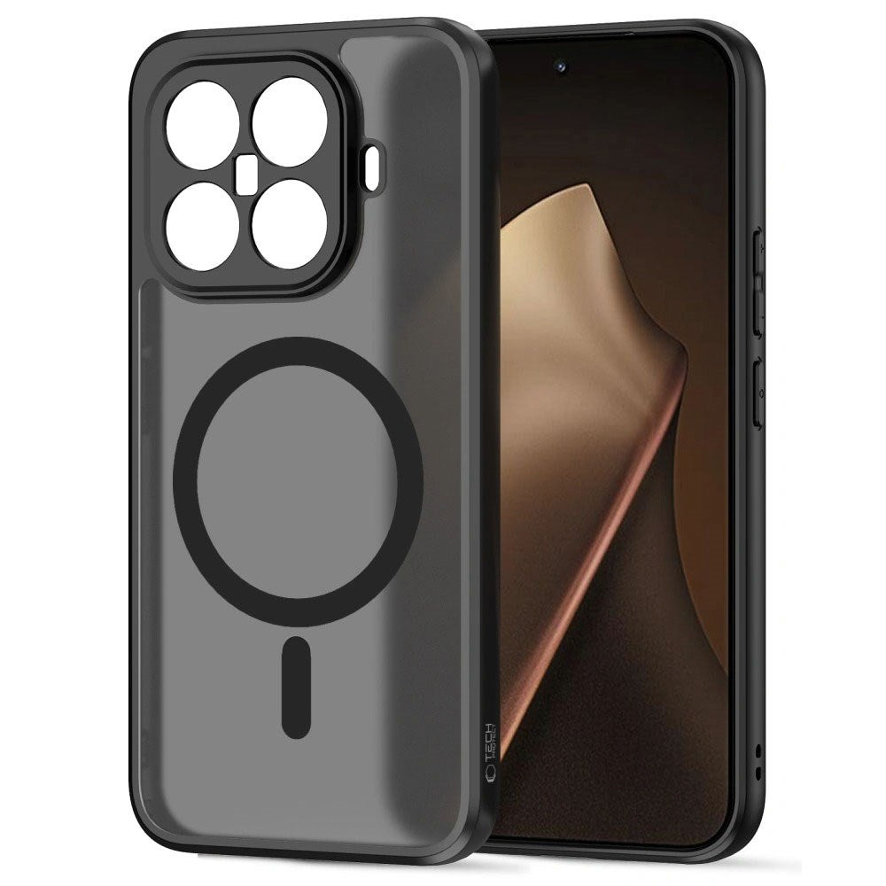 Tech-Protect Xiaomi 15T Pro Magmat Bagside Cover - MagSafe Kompatibel - Mat Sort