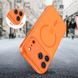 Tech-Protect iPhone 17 Pro BasicMag Hybrid Bagside Cover - MagSafe Kompatibel - Mat Orange