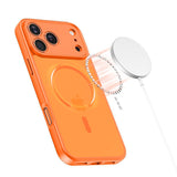 Tech-Protect iPhone 17 Pro BasicMag Hybrid Bagside Cover - MagSafe Kompatibel - Mat Orange