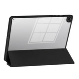 Tech-Protect SC Pen Hybrid Samsung Galaxy Tab A11 / A9 Flip Tablet Cover m. Stylus Holder - Sort / Gennemsigtig