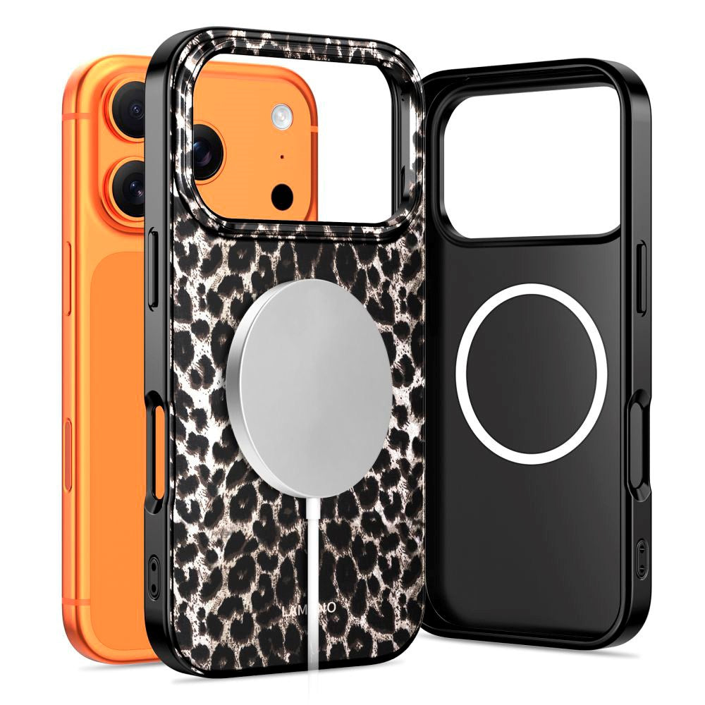 Tech-Protect iPhone 17 Pro Lamano Bagside Cover - MagSafe Kompatibel - Leopard