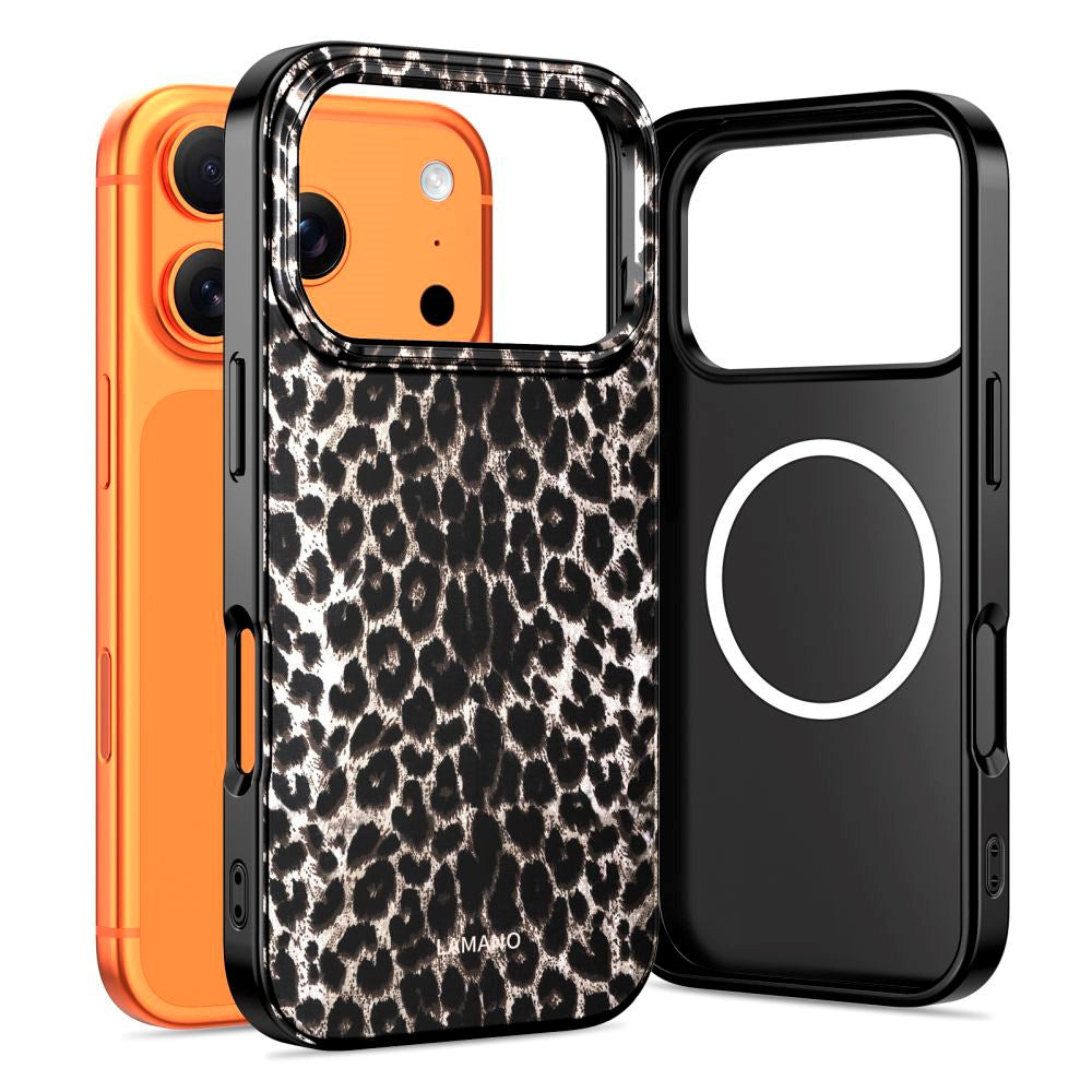 Tech-Protect iPhone 17 Pro Max Lamano Bagside Cover - MagSafe Kompatibel - Leopard