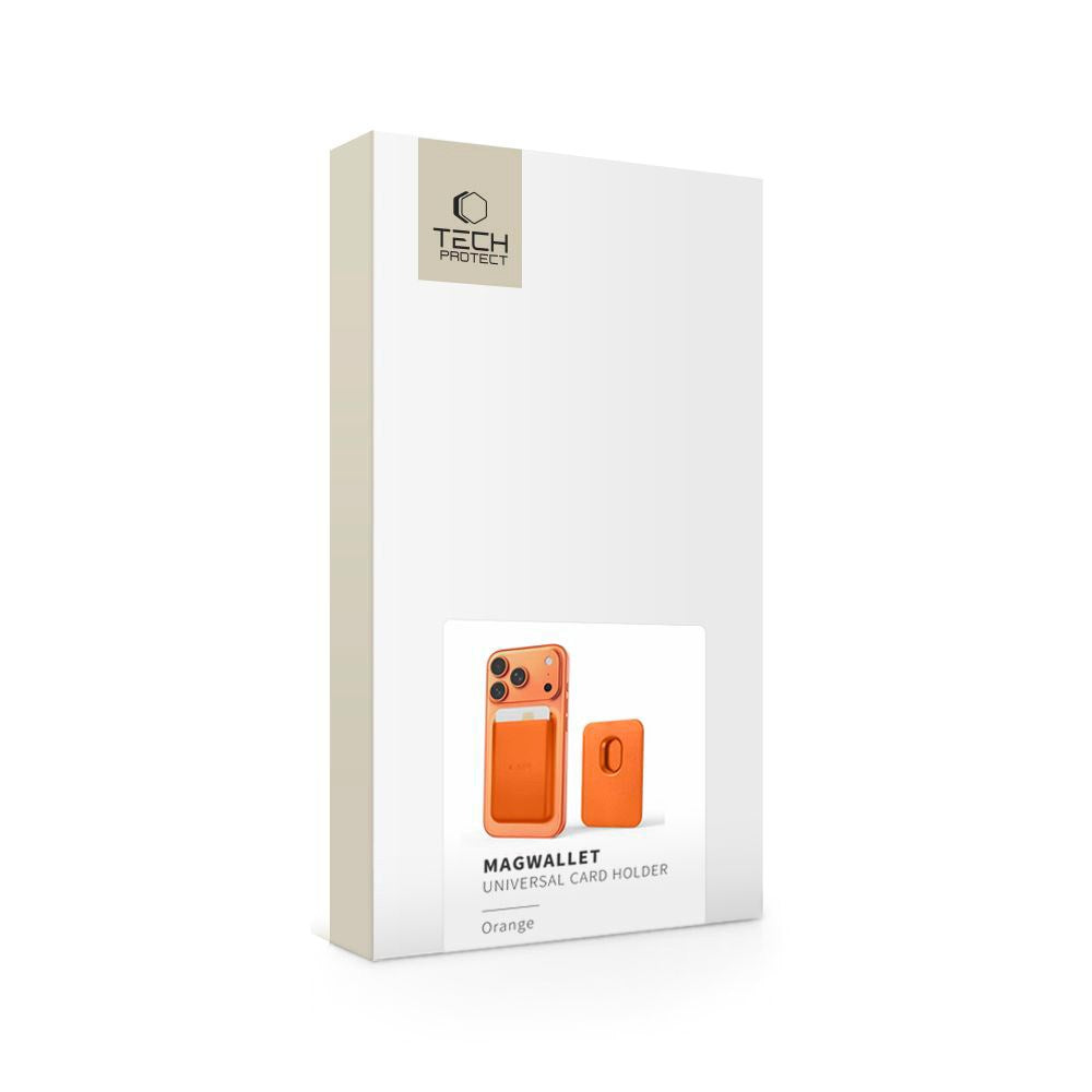 Tech-Protect Magnetisk Kortholder - MagSafe Kompatibel - Orange