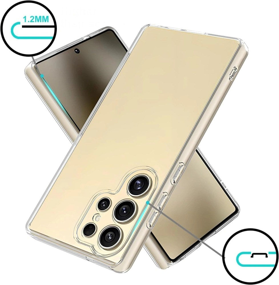 Samsung Galaxy S26 Ultra Tech-Protect Flexair Hybrid Bagsidecover - Gennemsigtig