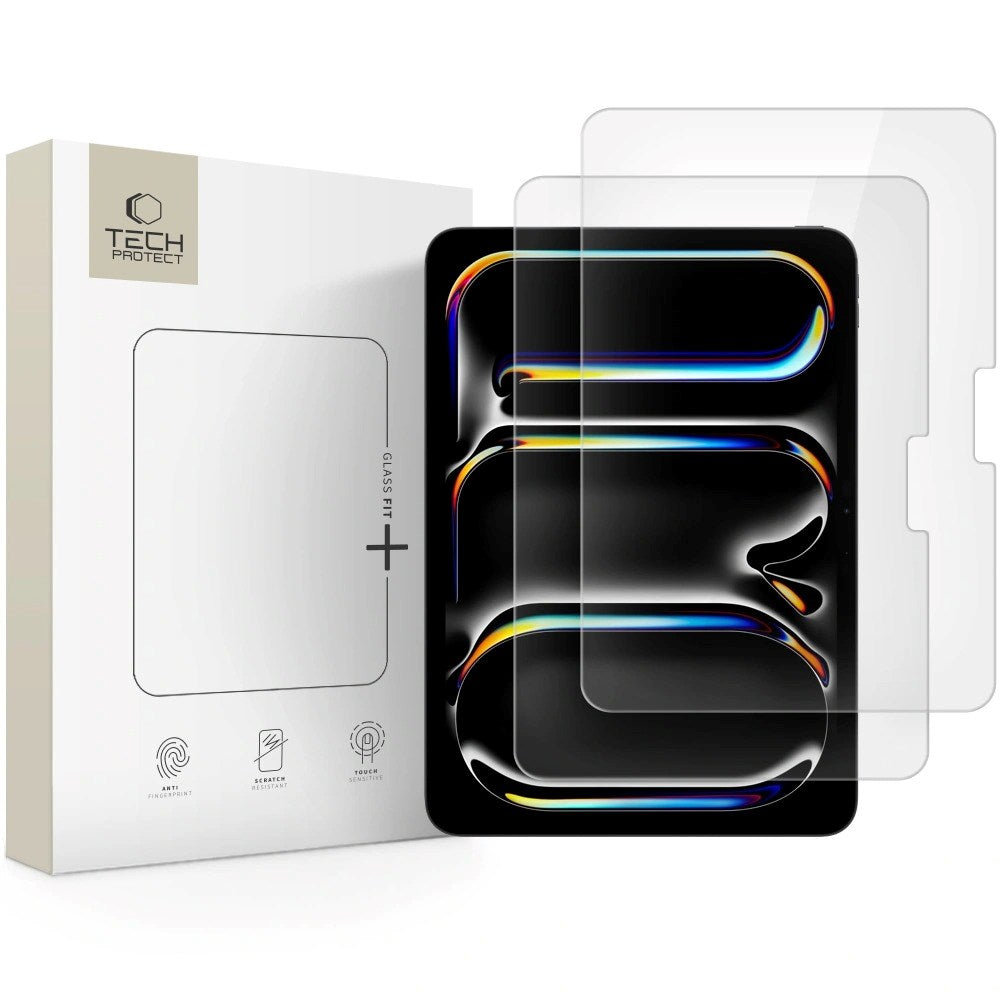 iPad Pro 13" (2025-2024) / Air 13" (2026-2024) Tech-Protect Beskyttelsesglas - 2 stk - Gennemsigtig