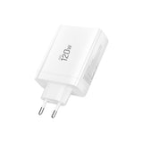 Tech-Protect Vægoplader m. 1 x USB-A & 3 x USB-C - 120W - Hvid