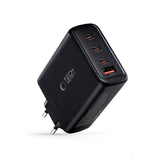 Tech-Protect Vægoplader m. 1 x USB-A & 3 x USB-C - 120W - Sort