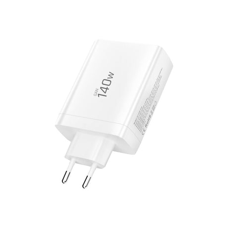 Tech-Protect Vægoplader m. 1 x USB-A & 3 x USB-C - 140W - Hvid