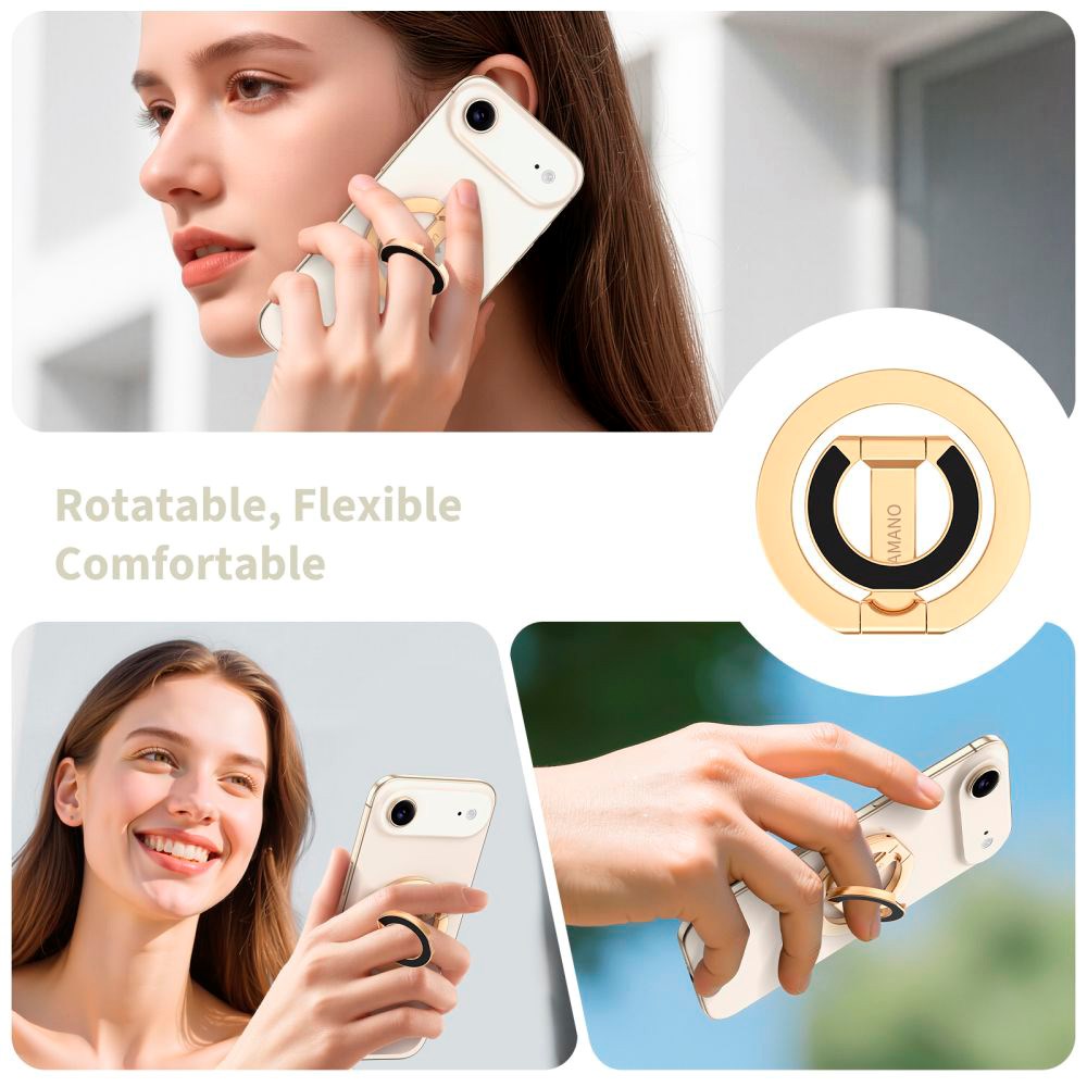 Tech-Protect Lamano Magnetisk Ring Holder - MagSafe Kompatibel - Guld