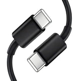 Tech-Protect Vægoplader m. 1 x USB-A / 1 x USB-C / 1 x USB-C til USB-C Kabel - 45W - Sort