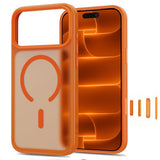 Tech-Protect iPhone 18 Pro Max / 17 Pro Max MagMat Mobil Cover - MagSafe Kompatibel - Mat Orange