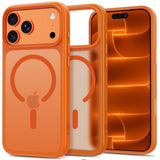 Tech-Protect iPhone 18 Pro Max / 17 Pro Max MagMat Mobil Cover - MagSafe Kompatibel - Mat Orange