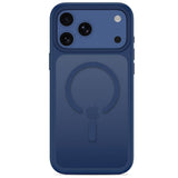 Tech-Protect iPhone 18 Pro / 17 Pro MagMat Mobil Cover - MagSafe Kompatibel - Mat Mørkeblå
