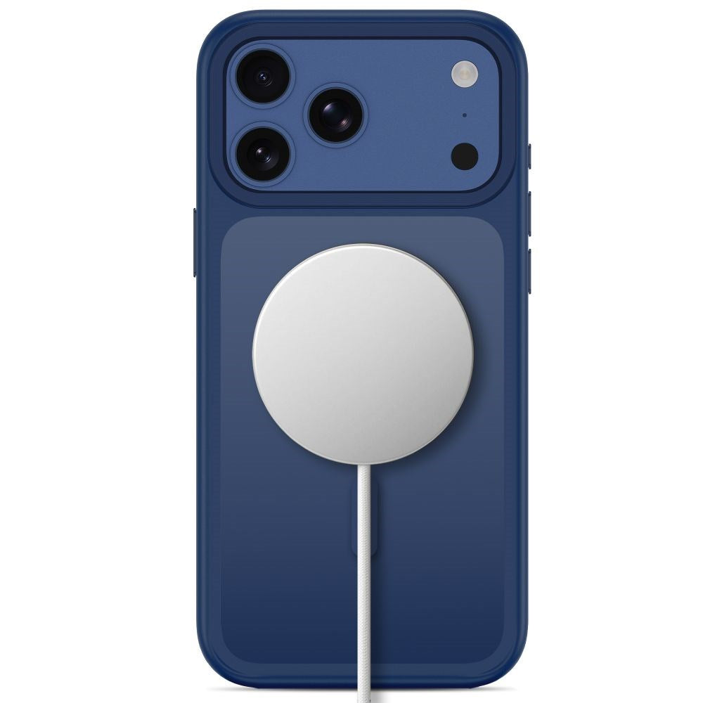 Tech-Protect iPhone 18 Pro Max / 17 Pro Max MagMat Mobil Cover - MagSafe Kompatibel - Mat Mørkeblå