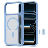 Tech-Protect iPhone 18 Pro / 17 Pro MagMat Mobil Cover - MagSafe Kompatibel - Mat Lyseblå
