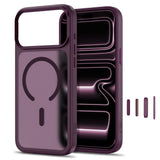 Tech-Protect iPhone 18 Pro Max / 17 Pro Max MagMat Mobil Cover - MagSafe Kompatibel - Mat Rød